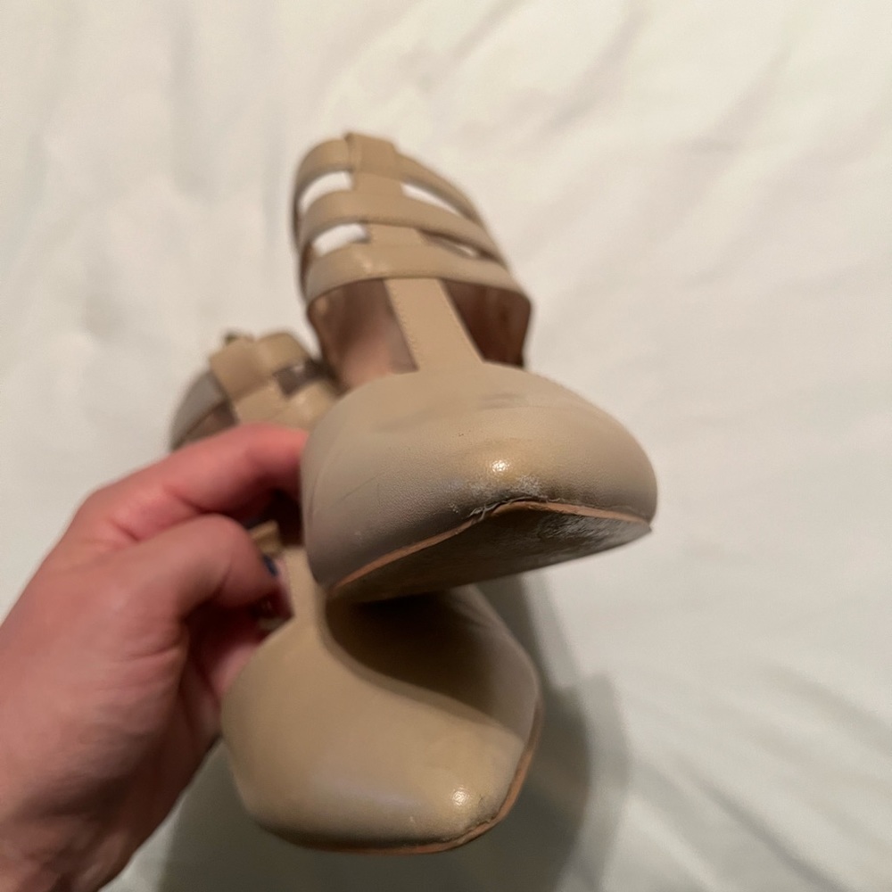 Sole Society nude heels size 7 - Picture 2 of 7